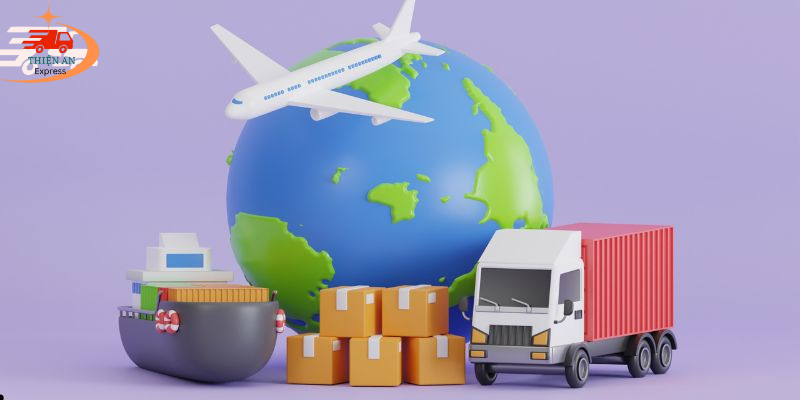 Các mặt hàng được chuyển phát nhanh đi Trung Quốc